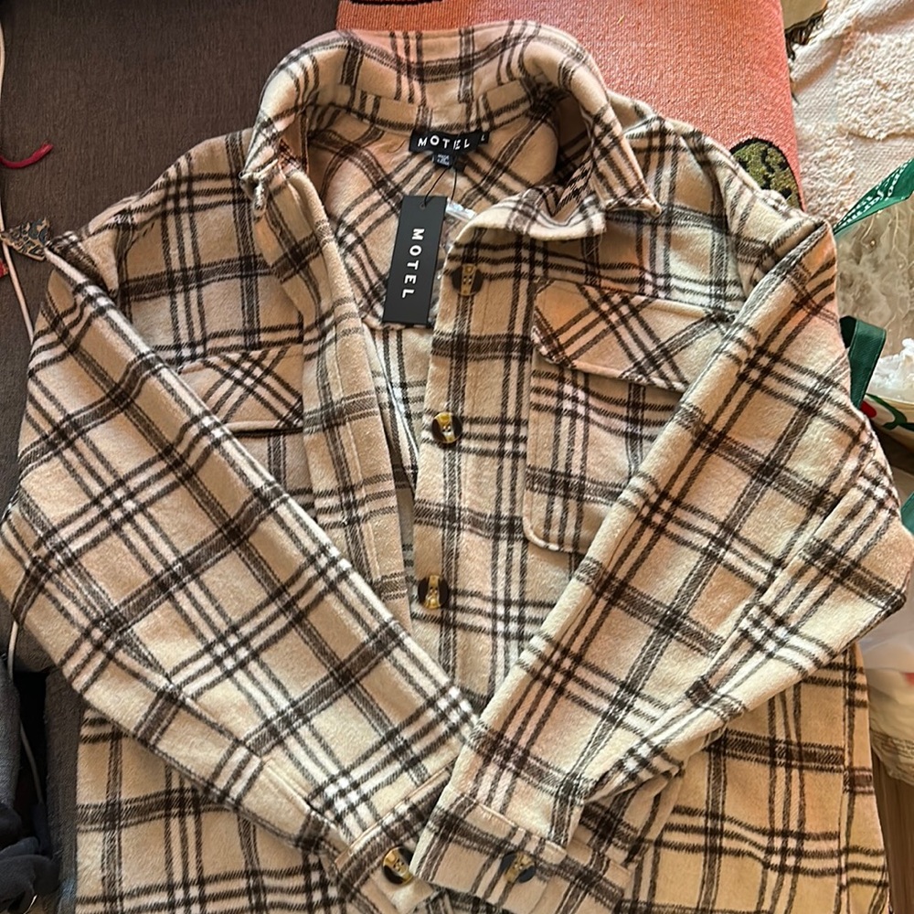NWT MOTEL ROCKS OVERSIZED SHACKET